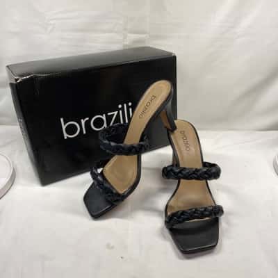 Brazilio Womens  Size 39 Heels Black  