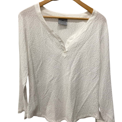Kathmandu Womens  Size 14 Long Sleeve Shirt White 