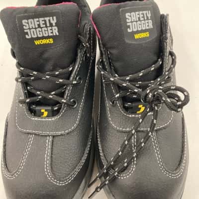  Womens  Size 39 Black Safety Jogger Works Shoes
