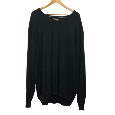 Johnny Bigg Mens  Size XXXXXL Jumper Black  