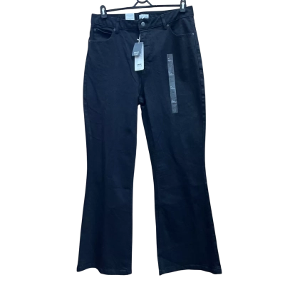 Grab DENIM Womens  Size 34 High-Waisted Jeans Black  