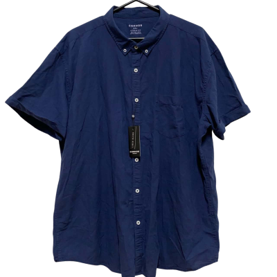 Connor Mens  Size 3XL Short Sleeve Shirt Navy 