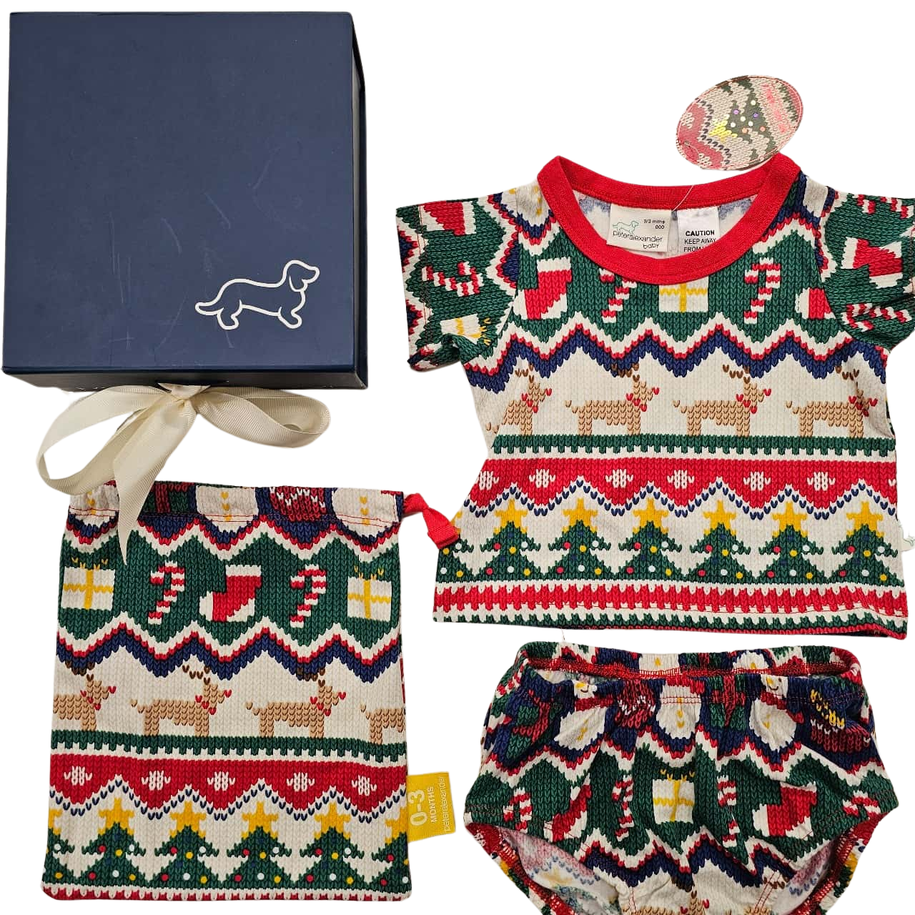 Peter Alexander Kids Reindeer Christmas Size 0-3m Set(s)