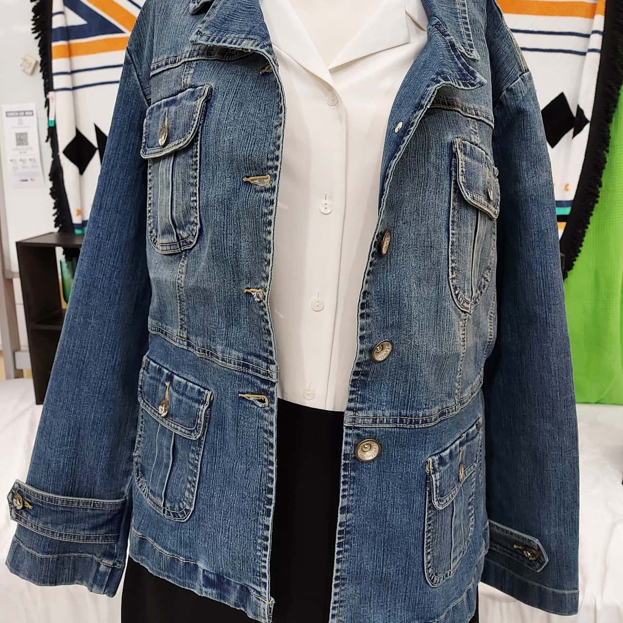 Denim jacket size 18 Clearance