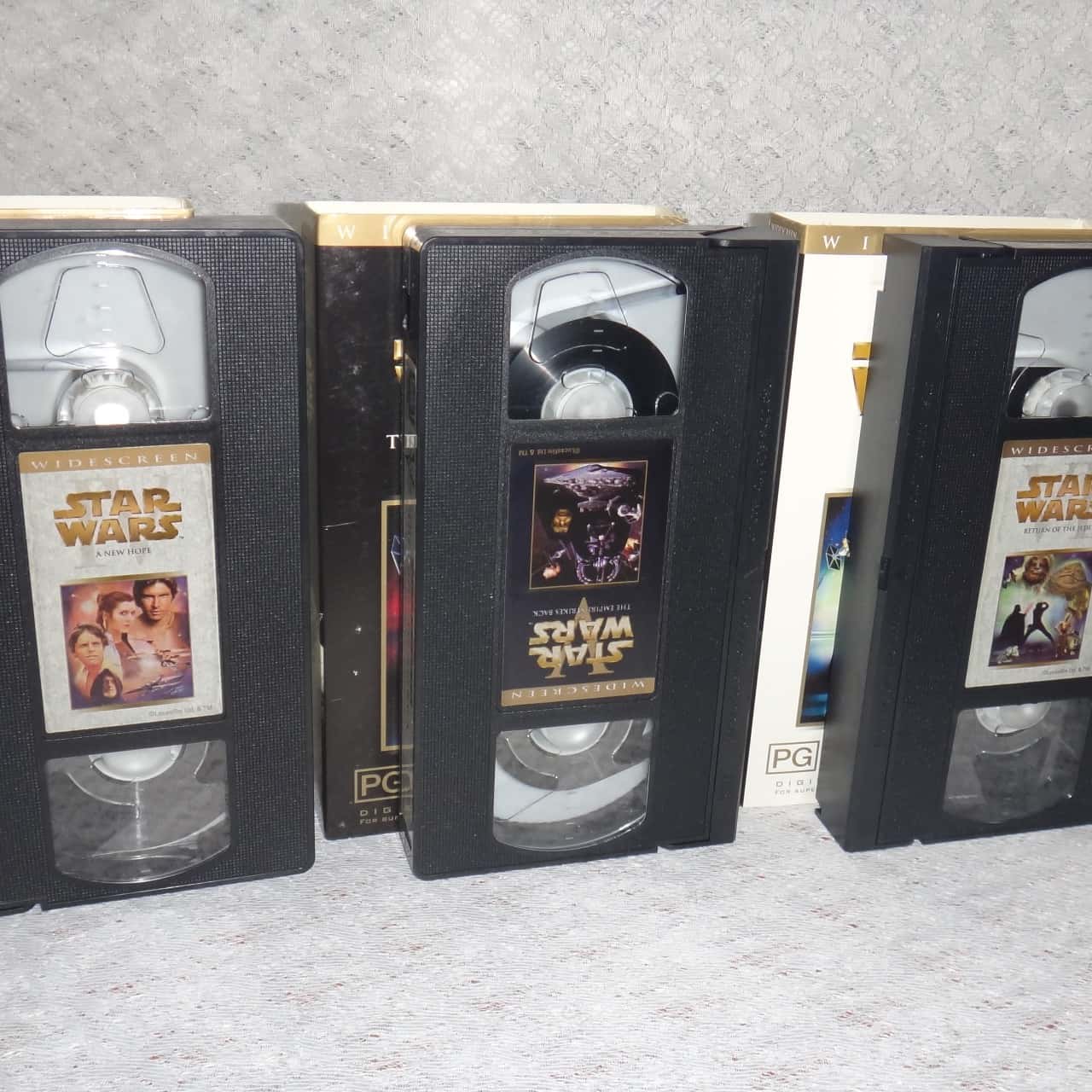 New Low Price Star Wars Trilogy Box Set Widescreen Vhs 2000s 