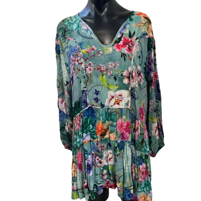 Virtuelle Womens 3/4 Sleeve Shirt Multicoloured 