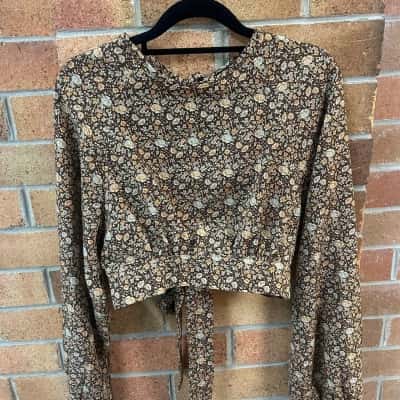 All About Eve Womens  Size 8 Brown / Floral 