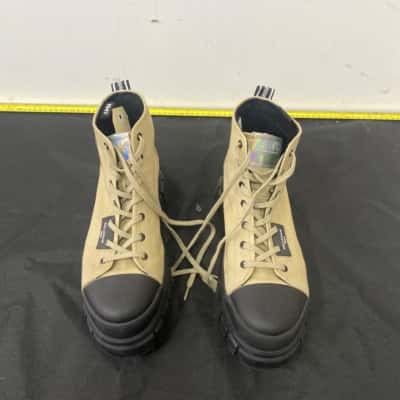 Palladium Womens  Size 9 Boots Beige / Black  / Brown / White 