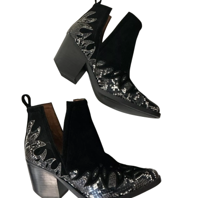 Jeffrey Campbell Suede  Size 38 Boots Black  