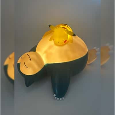 Teknofun Snorlax & Pikachu LED Figurine Lamp
