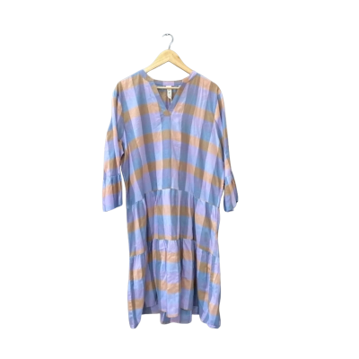 Elm Size 16 Casual Dress Checked/Multicoloured BNWT
