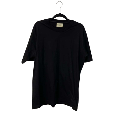 Essential Mens  Size L Short Sleeve Shirt Black  