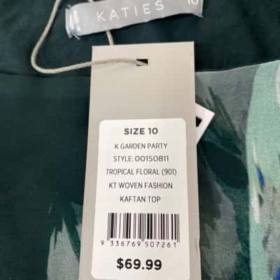 Katies Womens  Size 10 Floral 
