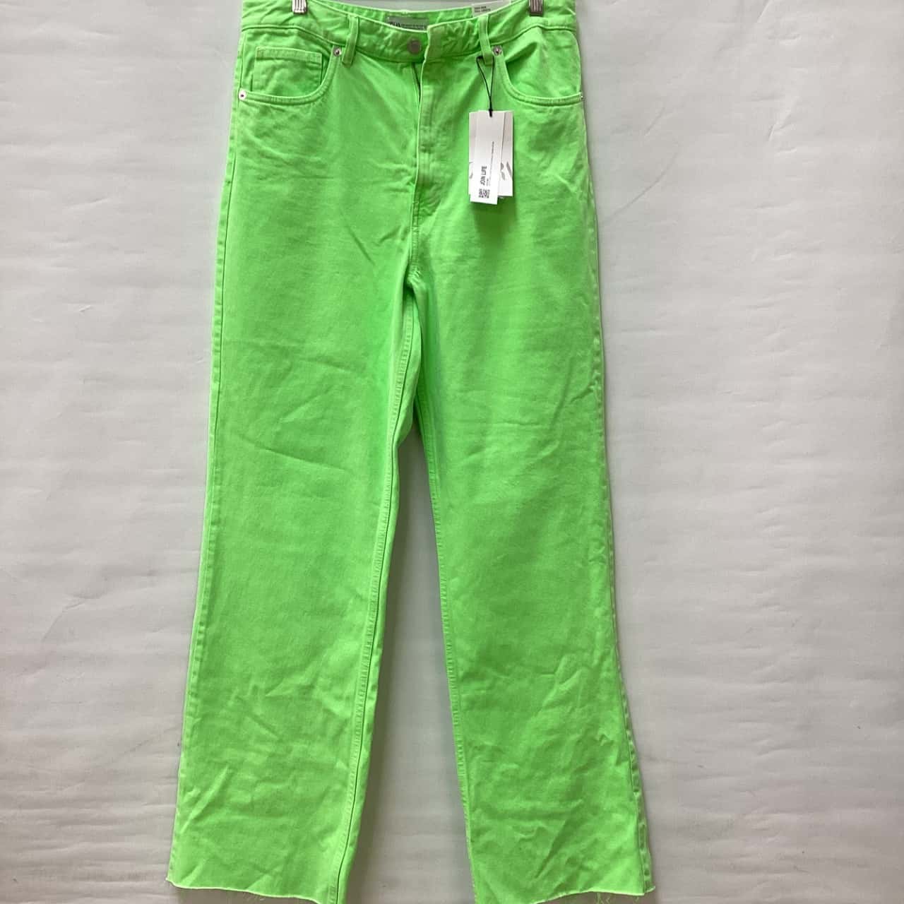 Zara Mens Size 44 Green Jeans