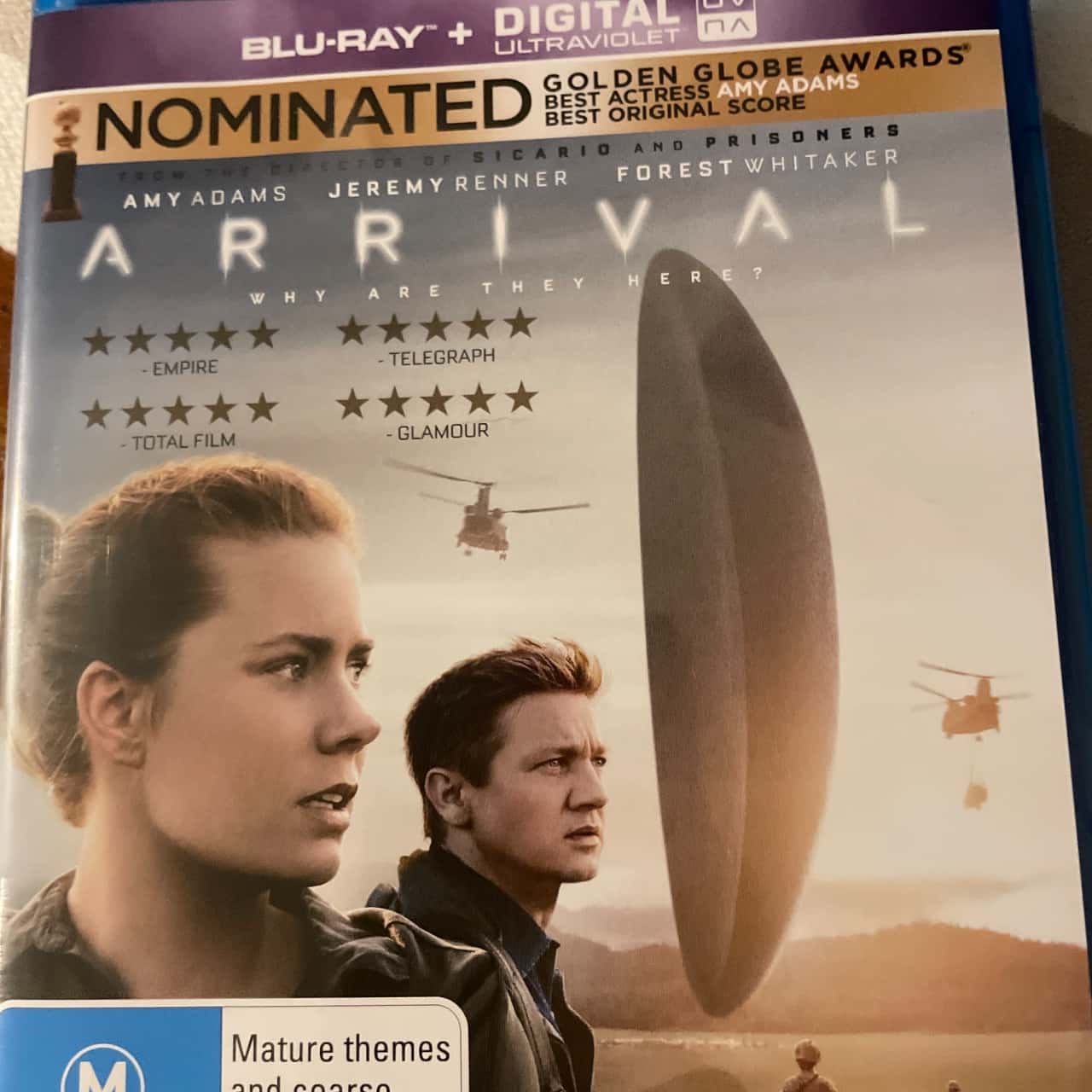 Arrival Blu Ray S