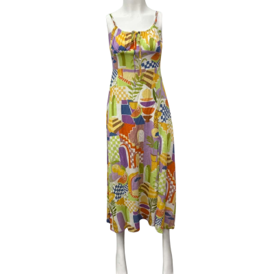 Ally Fashion Womens  Size 10 Midi Dress Multicoloured Brand New with tags