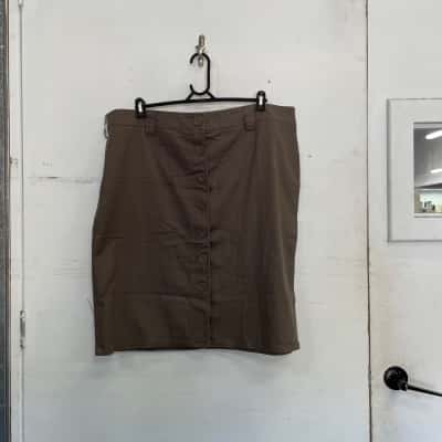Emme Womens Mini Skirt Brown 