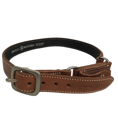  Ringers Western Leather Belt  Size 42 Brown 