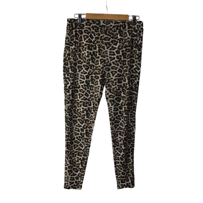 Radical Apparel Womens Size 18 Beige / Brown Leopard Print Leggings (ne2)