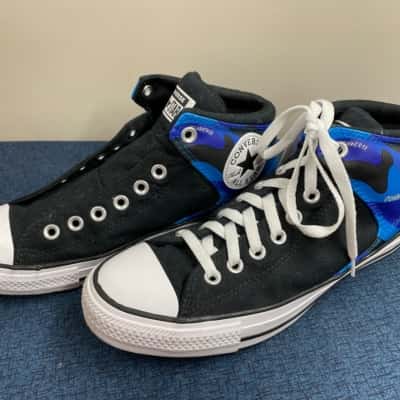 Converse Unisex  Size 10 / 8 Blue / Camouflage - One Lace Missing