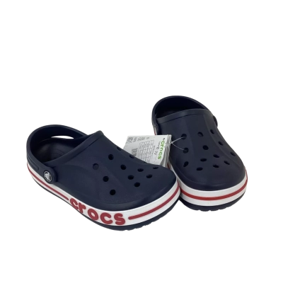 Crocs Kids Bayaband Clog Navy Junior Size J3 BNWT