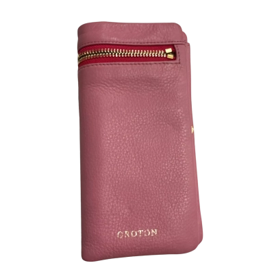 Oroton Womens Light Pink Leather Wallet 