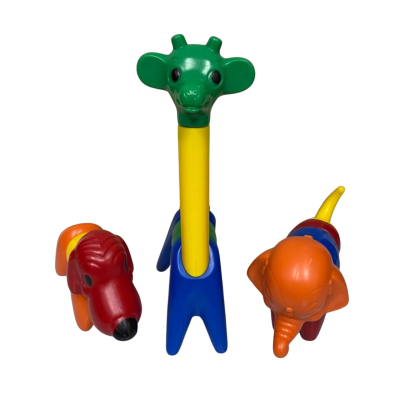 Vintage Zoo it Yourseld Tupperware Toys