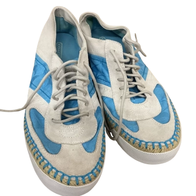 Coach Parson Espadrille Womens  Sneakers in Blue / Grey Size 10 