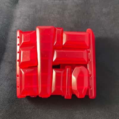  Women's Bracelet Red Stretch Resin (Elasticated)