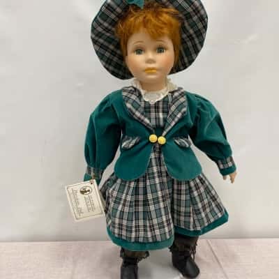 Vintage 18 inches Porcelain Doll