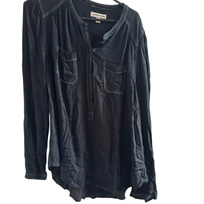 Country Road Women's  Size XL Blouse Black  