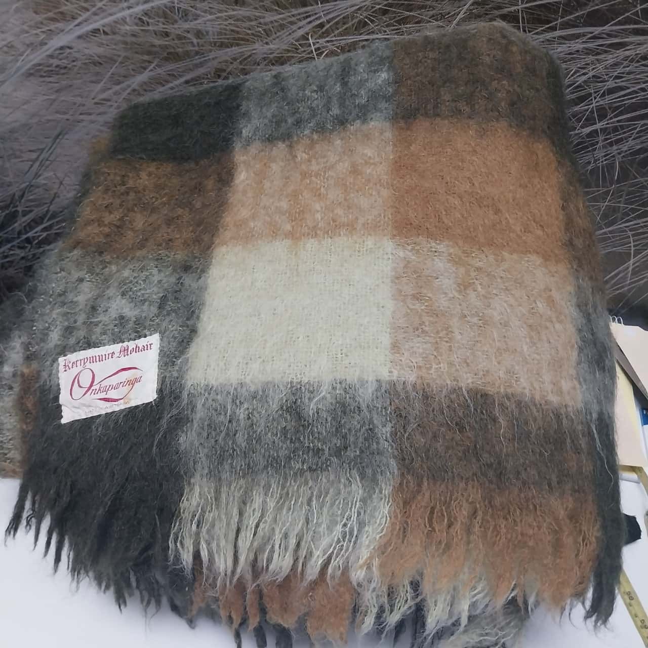 Vintage Kerrymuire Mohair Onkaparinga Throw Blanket