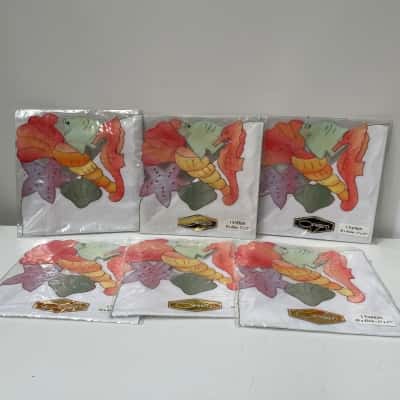 Orem fabric sea creature embroidered napkins