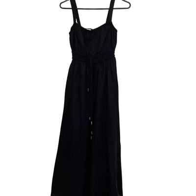 Serafina Womens  Size 6 Midi Dress Black  