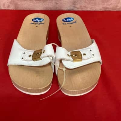 Dr Scholl The Original Sandal Women's  Size 38 White 