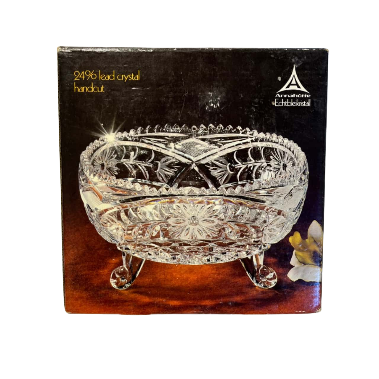 Anna Hutte 24 Lead Crystal Fruit Bowl