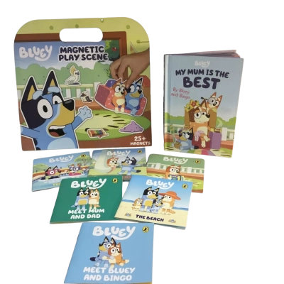 Bluey Books as pictured