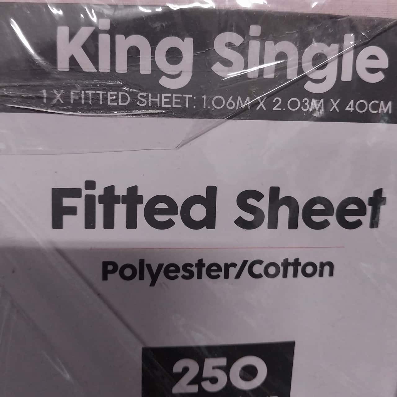 Target, King Single fitted sheet, pink (s)