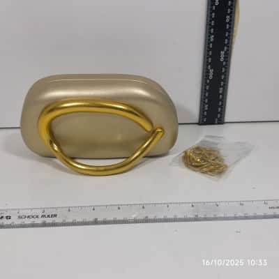  Womens Golden Handbag As New 
