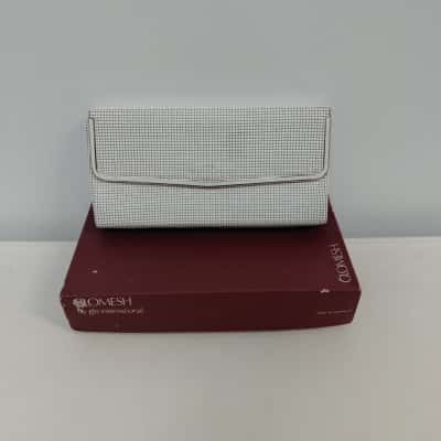 Vintage Glomesh Clutch With Chain In Box & Inner Plastic Slip