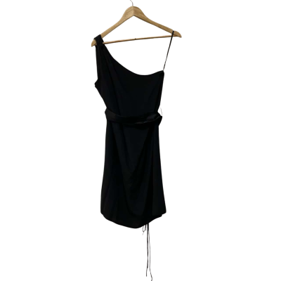 Saba Womens  Size 10 Cocktail Dress Black Silk