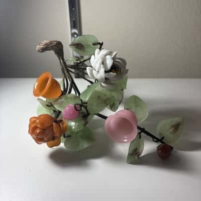VTG Glass Candle Holder - EUC