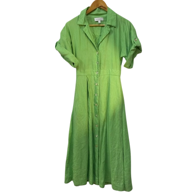 Witchery Womens  Size 6 Maxi Dress Green 