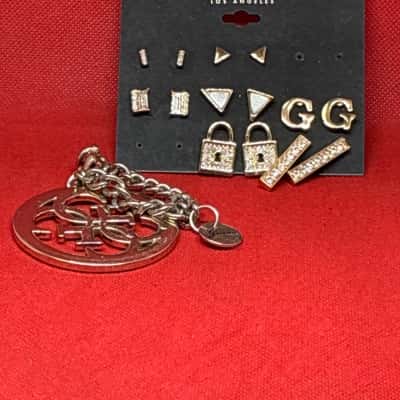 Guess Fashion jewellery Earrings and bag chain