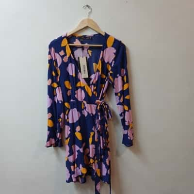 Mister Zimi Womens  Size 12 Elke Mini Dress Floral 