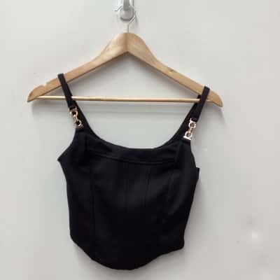 Fresh Soul Womens  Size 6 Bralette Black  