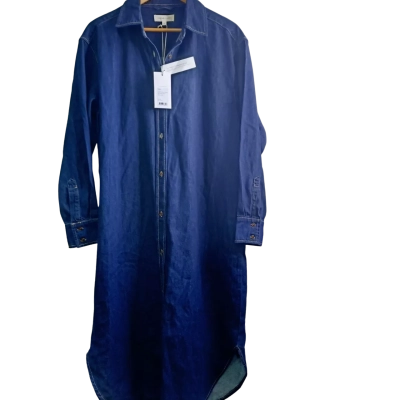 BNWT Assembly Label Womens  Size 12 Denim Dress / Shirt Dress Blue 