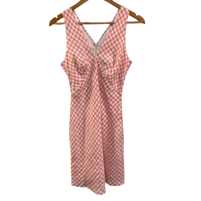 BNWT St Germain Womens Size 8 Mini Dress Pink / White 