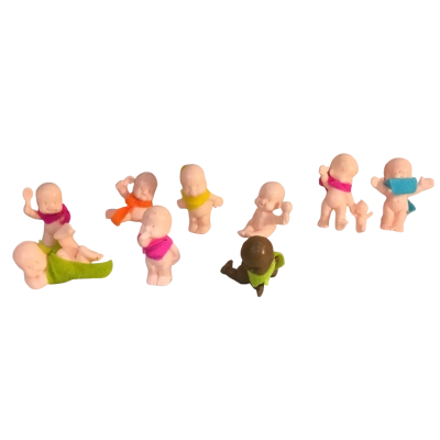 Vintage 1990 Lil Babies as pictured 