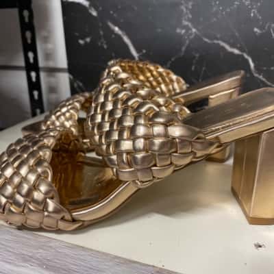 City Chic  Size 42 Rose Gold sandals new 